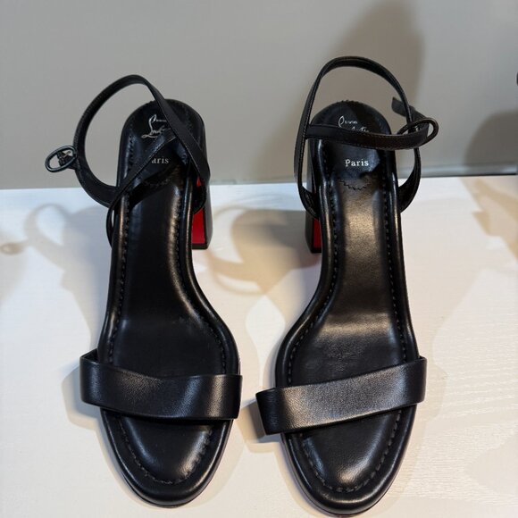 Christian Louboutin Miss Jane Sandal Black (Size 11.5 US/ 8.5 UK/ 41.5 EU) - Picture 2 of 7